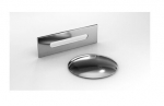 Vann Besco Navia Glam Graphite, 160 x 80 cm, kroomitud sifooniga
