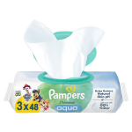 Niisked beebisalvr&auml;tid Pampers Harmonie Aqua Baby, 3 Pakki, 144 tk