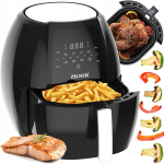 Kuum&otilde;hufrit&uuml;&uuml;r Zilner, 7,7 l, 1800 W, LCD-ekraan, &otilde;livaba, 7 programmi, must