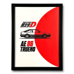Pilt seinale - Initial D Toyota Ae86 Trueno Japan Jdm - Gadget 66