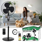 Vabaltiseisev ventilaator Carruzzo WS2, 40 W, 44 cm, 3 kiirust, kaugjuhtimisega, ostsillatsiooni, taimeri ja Aroma Box-iga