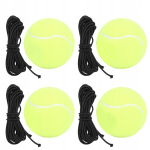 4pcs/set K&otilde;rge elastsusega tennisepall kummiga sportlikuks treeninguks G8