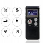 Digitaalne diktofon professionaalne mini pealtkuulamisseade mp3-m&auml;ngija usb