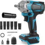 700n.m akutoitel l&ouml;&ouml;kmutrikeeraja makita 18v bl1830, bl1830b, bl1840, bl1840b, bl1850, bl1850b, bl1860b jaoks, juhtmeta l&ouml;&ouml;kmutrikeeraja 1/2 tolli harjadeta l&ouml;&ouml;kmutrikeeraja (ilma aku/laadijata)