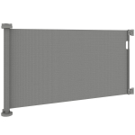 Pikendatav trepi- ja uksekaitsev&auml;rav lemmikloomadele, 0-136 cm, k&otilde;rgus 87 cm, m&otilde;&otilde;tmed 142 x 10 x 87 cm, hall, Pilka