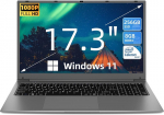 Sgin s&uuml;learvuti 17.3 tolli, 8 gb ram 256 gb ssd, celeron dual core, kuni 2.8 ghz, fhd, 2.4/5.0g wifi bluetooth 4.2, laiendatav m&auml;lu 512 gb tf