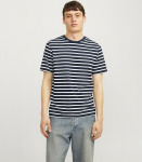 JACK & JONES meeste T-s&auml;rk 12156101*09, tumesinine/valge, M