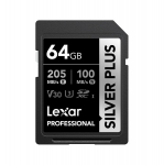 M&auml;lukaart Lexar&reg; Professional SILVER PLUS 64GB LSDSIPL64G