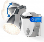 Trango led sensoriga &ouml;&ouml;lamp automaatse funktsiooniga, otse 230 v koos liikumisanduriga, turvalamp, pistikupesa lamp, seinavalgusti, orientatsioonivalgusti, lastetuli