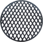Jx malmist k&uuml;psetusrest, l&auml;bim&otilde;&otilde;t 46 cm - vastupidav k&uuml;psetusrest kamado- ja veekeetjagrillidele - &uuml;hildub Big Green Egg, Kamado Joe Classic, Monolith Classicuga - t&auml;iuslikud grillitriibud ja &uuml;htlane kuumus