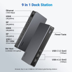 UGREEN 100W USB-C Dokk, ka dual 4K kuva