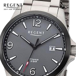 Regent meeste k&auml;ekell titaanist l&uuml;linkidega k&auml;ev&otilde;ru ja titaanist korpusega, 39 mm l&auml;bim&otilde;&otilde;duga, kvarts, 20 bar, araabia numbrid, kuup&auml;ev