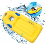 Mizikuu t&auml;ispuhutav bodyboard, bodyboard, t&auml;ispuhutav ujumislaud k&auml;epidemetega, t&auml;ispuhutav basseiniujuk, surfilaud, &otilde;hkmadrats, lastele rannas surfamiseks, ujumiseks, suveks, veem&otilde;nude nautimiseks, 116 x 52 cm