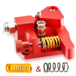 3dplady T&auml;ielik metallist topelt&uuml;lekandega ekstruuder oluliselt t&auml;iustatud versioonis, &uuml;hildub Ender 3 V2, Ender 3 Pro, Ender 3, Ender 5 Series, Cr10, Vyper, Voxelab Aquila 3d printeritega (punane teras)