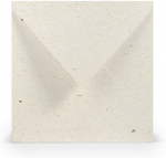 Paperado 25 ruudukujulist &uuml;mbrikku Terra Vanilla kreemikas beež - 100 g/m&sup2; aknata &uuml;mbrik 16,4 x 16,4 cm - pulma&uuml;mbrikud niiske liimiga terava klapiga