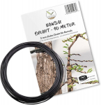Happyseed alumiiniumist bonsai traat, must, 2 mm