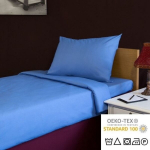 Tekikott, 160x280 cm, 1 inimese, helesinine, standardne