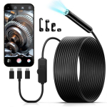 Videokaamera Kaiweets Inspektsioonikaamera 1920p Hd Doppellinse Ip67 5m kaabel Led