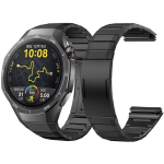 BestAccessories, titaanist rihm H. Watch GT 5 Pro 46 mm kellale, musta v&auml;rvi