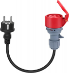 Cee adapter k&otilde;rge vooluga Cee pistik 230 V pesa 16 A 5 kontaktiga