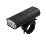 MBMP 2000LM jalgratta esitule LED-tuli 10000mAh akuga, USB-laadimisfunktsiooniga, 5 režiimi, must