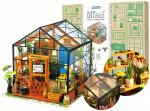 Robotime Cathy's Flower House kasvuhoone Diy loominguline komplekt