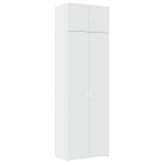 hoiukapp, valge, 70 x 42,5 x 225 cm, tehispuit CFE34932