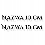 Nimi paadile 2 tk. Veekindlad kleebised sadama nimi paadile jahile 10 cm