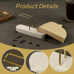 Kohvifiltri hoidja, filtrikoti hoidja, kohvifilter, paberihoidja, kohvifiltri hoiukorv, kohvifiltri hoidja kohvibaarile, koju, kontorisse (14 x 7,3 x 3,5 cm)