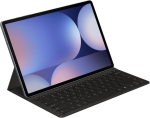 Samsung Book Cover Keyboard Slim Ef-dx820 klaviatuur galaxy tab s10+ | tab s9+ | tab s9 fe+ jaoks, qwerty klaviatuur ja ai nupp, &uuml;hes t&uuml;kis tahvelarvuti &uuml;mbris, &otilde;huke disain, s pen sahtel, must