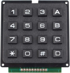 Haljia 4x4 maatriksi massiivi 16 l&uuml;litiga klaviatuuri moodul 16 klahviga mcu membraanklaviatuur &uuml;hildub arduinoga, sisaldab e-raamatut