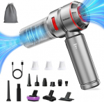 Akuga k&auml;eshoitav tolmuimeja mini auto tolmuimeja: Juebao usb k&auml;eshoitav tolmuimeja 16000pa v&otilde;imsus - 6000mah akuga tolmuimeja 3 hepa filtriga - juhtmevaba k&auml;eshoitav tolmuimeja