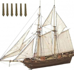 Kenanlan puidust laevamudelid, purjepaadi mudel Diy mudelikomplekt kodu kaunistamiseks, laeva vees&otilde;iduki modelleerimine, klassikaline purjepaadi mudel, purjekas m&auml;nguasi