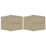 &ouml;&ouml;kapid 2 tk,，&ouml;&ouml;laud Sonoma tamm, 40 x 30 x 30 cm, tehispuit CFE90372