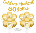 Kuldne pulmade dekoratsioonide komplekt, 50. kulla &otilde;hupallide komplekt, 50. kuldse aastap&auml;eva &otilde;hupallid, 50. pulma-aastap&auml;eva dekoratsioon, kuldne pulma-aastap&auml;eva 50 aasta b&auml;nner, 50. aastap&auml;eva kuldsed &otilde;hupallid