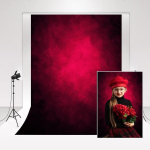 Kate stuudio fotograafia taust must/punane gradient - vintage portree Halloweeni peo atmosf&auml;&auml;r fotosessioon pulmade beebi fotorekvisiidid 2 x 3 m