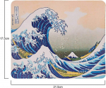 Hiirepadi "suured lained" Hokusai disain