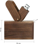 USB pulk Garrulax 8gb 16gb 32gb Premium Rotation Solid Wood High Speed Usb 2.0 Flash Drive m&auml;lupulk andmete salvestamiseks Pendrive Thumb Disk puidust karbiga