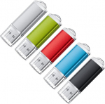 Febniscte usb m&auml;lupulgad 64 gb, 5 tk, metallist usb 64 gb m&auml;lupulgad, mini usb v&auml;lkm&auml;lu pulk nupuga soundbarile/projektorile/tv-le/autole/pc-le/raadiole &ndash; mitmev&auml;rvilised m&auml;lupulgad