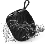 Figmasu bluetooth k&otilde;lar, veekindel du&scaron;ik&otilde;lar, juhtmevaba k&otilde;larikast, v&auml;lismuusikakast, stereo ruumiline heli, kaasaskantav koju, &otilde;ue ja reisile (must)