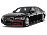 AUDI A8 S8 QUATTRO eesmine vasakpoolne alumine must v&otilde;rega 4H0807679F3FZ Ehtne
