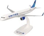 Herpa United Airlinesi Airbus A321neo 1:200 mudel koos alusega
