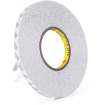 Kahepoolne teip, l&auml;bipaistev, 3M 9080, tugev kahepoolne teip, pikkus 50 m, laius 10 mm, paksus 0,15 mm, k&auml;sit&ouml;&ouml;projektide jaoks