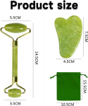 1 x n&auml;orull, 1 x jade gua sha tera, jade rulli gua sha komplekt, n&auml;orull, leevendab peeneid jooni ja kortse, nahahooldusseade, n&auml;omass&ouml;&ouml;r, gua sha mass&ouml;&ouml;r (roheline)
