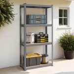 Riiul, 4 riiuliplaati, 40 x 80 x 160 cm, Hall, Riiul, 4 riiuliplaati, 40 x 80 x 160 cm, Hall