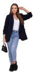 Naiste tumesinine Blazer Florita 26046-62785-Universalus, Universaalne