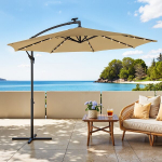 Terrassivari, Ampelschirm 300 cm d, beez, Terrassivari, Ampelschirm 300 cm d, Taupe