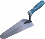 Aerzetix - C54483 - m&uuml;&uuml;riladumiskellu / vuugikellu / &uuml;mmargune pikk m&uuml;&uuml;riladumiskellu - 200mm - kummist k&auml;epide ja terasest tera - &uuml;mara otsaga