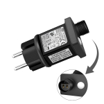 Dalugo Led toiteplokk 31 V 6 W, toiteplokk valgusketile 6-tunnise taimeri, 8 režiimi ja m&auml;lufunktsiooniga, Ip44 veekindel Led valgusketipistik j&otilde;uluvalgustuse ja j&auml;&auml;purikate tulede jaoks