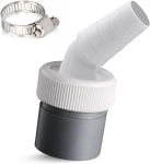 Pesumasina &auml;ravooluadapter, pesumasina &uuml;hendusadapter toru l&auml;bim&otilde;&otilde;dule 40 mm, sisendl&auml;bim&otilde;&otilde;t 18-24 mm voolik koos voolikuklambriga, pesumasina &uuml;hendus n&otilde;udepesumasinale, kuivatile